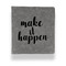 Inspirational Quotes and Sayings Leather Binder - 1" - Grey - Front View