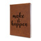 Inspirational Quotes and Sayings Leather Sketchbook - Small - Single Sided