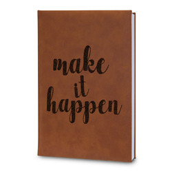 Inspirational Quotes and Sayings Leatherette Journal - Large - Double Sided