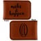 Inspirational Quotes and Sayings Leatherette Magnetic Money Clip - Front and Back