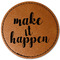 Inspirational Quotes and Sayings Leatherette Patches - Round