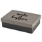 Inspirational Quotes and Sayings Medium Gift Box with Engraved Leather Lid - Front/main