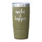 Inspirational Quotes and Sayings Olive Polar Camel Tumbler - 20oz - Single Sided - Approval