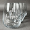 Inspirational Quotes and Sayings Stemless Wine Glasses (Set of 4)