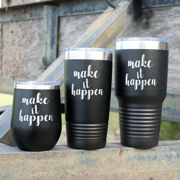Inspirational Quotes and Sayings Polar Camel Tumblers - Group Shot