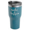Inspirational Quotes and Sayings RTIC Tumbler - Dark Teal - Angled