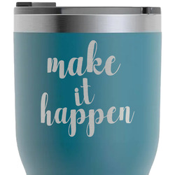 Inspirational Quotes and Sayings RTIC Tumbler - Dark Teal - Laser Engraved - Double-Sided