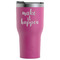 Inspirational Quotes and Sayings RTIC Tumbler - Magenta - Front