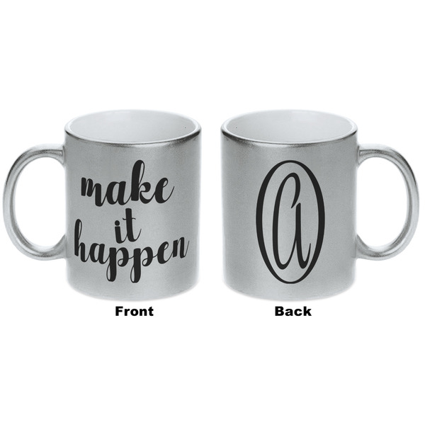 Inspirational Quotes and Sayings Silver Mug - Approval