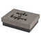 Inspirational Quotes and Sayings Small Engraved Gift Box with Leather Lid - Front/Main