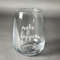 Inspirational Quotes and Sayings Stemless Wine Glass - Front/Approval