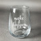 Inspirational Quotes and Sayings Stemless Wine Glass - Engraved