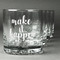 Inspirational Quotes and Sayings Whiskey Glasses (Set of 4)