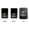 Inspirational Quotes and Sayings Windproof Lighters - Black, Double Sided, w Lid - APPROVAL