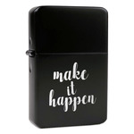 Inspirational Quotes and Sayings Windproof Lighter - Black - Single Sided