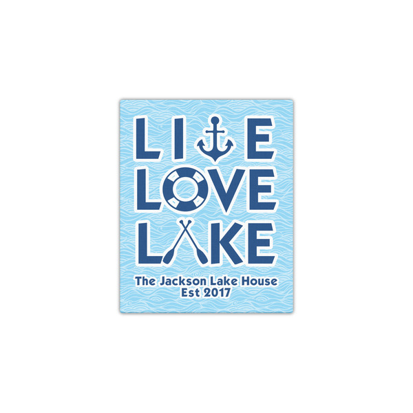 Live Love Lake 11x14 - Canvas Print - Front View