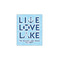 Live Love Lake 11x14 - Canvas Print - Front View