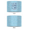 Live Love Lake 12" Drum Lampshade - APPROVAL (Fabric)