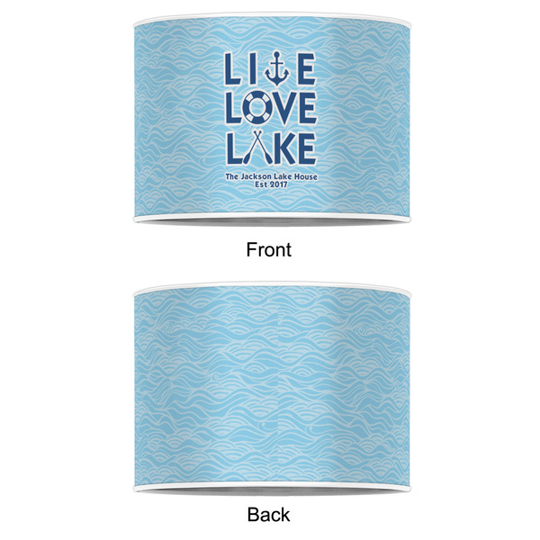 Live Love Lake 12" Drum Lampshade - APPROVAL (Poly Film)