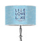 Live Love Lake 12" Drum Lamp Shade - Poly-film (Personalized)