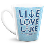 Live Love Lake 12 Oz Latte Mug (Personalized)