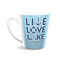 Live Love Lake 12 Oz Latte Mug - Front