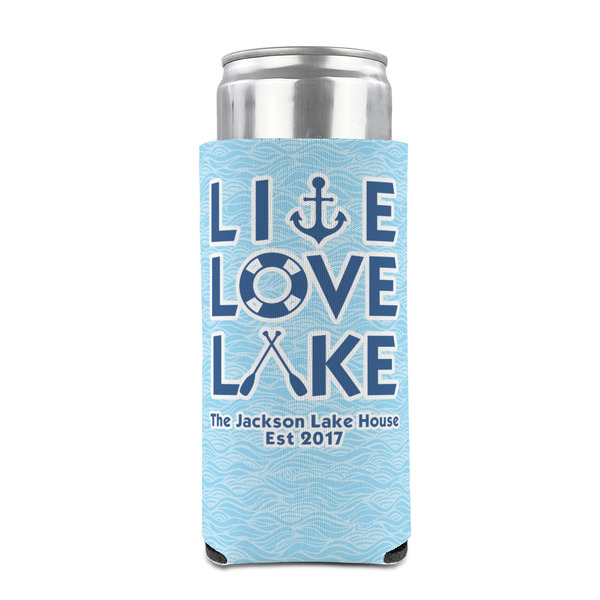 Live Love Lake 12oz Tall Can Sleeve - FRONT (on can)