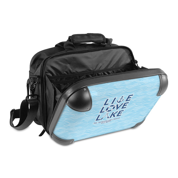 Live Love Lake 15" Hard Shell Briefcase - Open