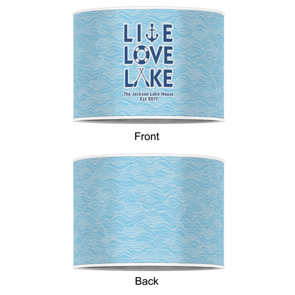 Live Love Lake 16" Drum Lampshade - APPROVAL (Poly Film)