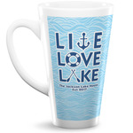 Live Love Lake 16 Oz Latte Mug (Personalized)