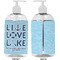 Live Love Lake 16 oz Plastic Liquid Dispenser- Approval- White