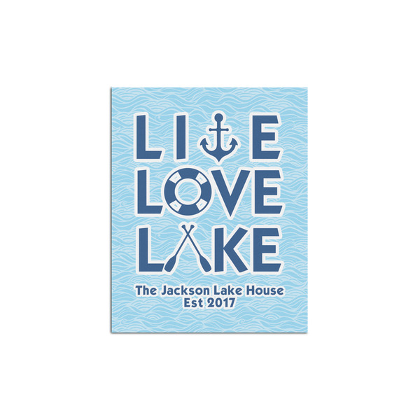 Custom Live Love Lake Poster - Multiple Sizes (Personalized)