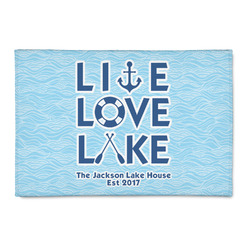Live Love Lake 2' x 3' Indoor Area Rug (Personalized)