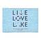 Live Love Lake 2' x 3' Indoor Area Rug (Personalized)