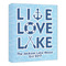 Live Love Lake 20x24 - Canvas Print - Angled View