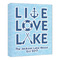 Live Love Lake Canvas Print - 20x24 (Personalized)