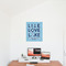 Live Love Lake 20x24 - Matte Poster - On the Wall