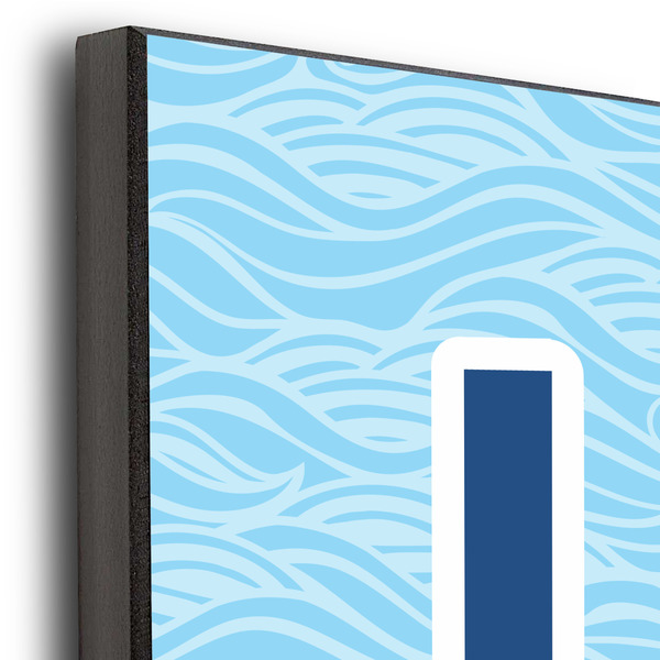 Live Love Lake 20x24 Wood Print - Closeup