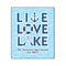 Live Love Lake 20x24 Wood Print - Front View