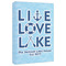 Live Love Lake 20x30 - Canvas Print - Angled View