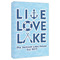 Live Love Lake Canvas Print - 20x30 (Personalized)