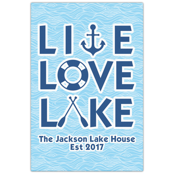 Live Love Lake 20x30 - Canvas Print - Front View