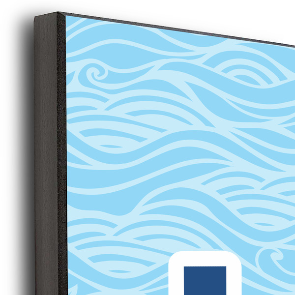 Live Love Lake 20x30 Wood Print - Closeup