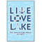Live Love Lake 20x30 Wood Print - Front View