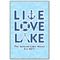 Live Love Lake Wood Print - 20x30 (Personalized)