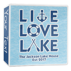 Live Love Lake 3-Ring Binder - 2 inch (Personalized)