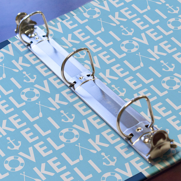 Live Love Lake 3 Ring Binders - Full Wrap - 1" - DETAIL