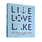 Live Love Lake 3 Ring Binders - Full Wrap - 1" - FRONT