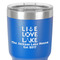 Live Love Lake 30 oz Stainless Steel Ringneck Tumbler - Blue - Close Up