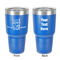 Live Love Lake 30 oz Stainless Steel Ringneck Tumbler - Blue - Double Sided - Front & Back
